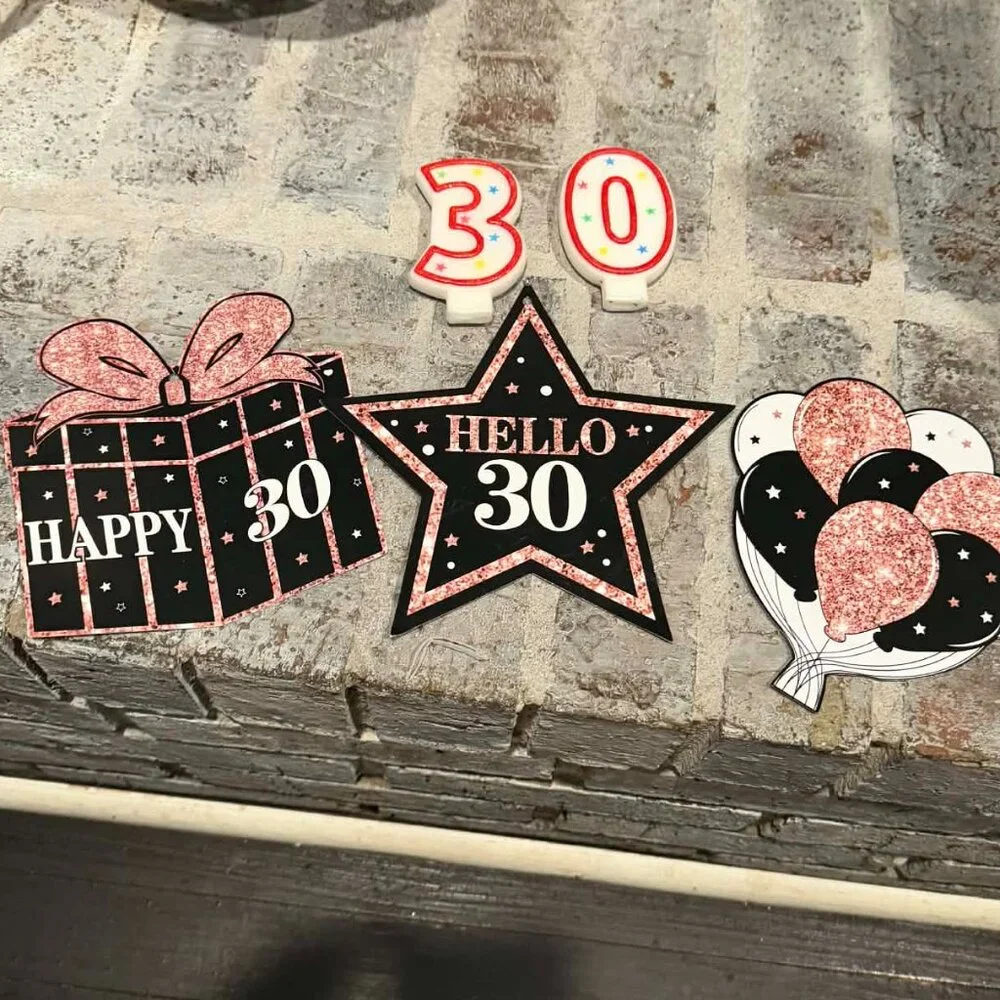 30th Birthday Banner Plus Decorations